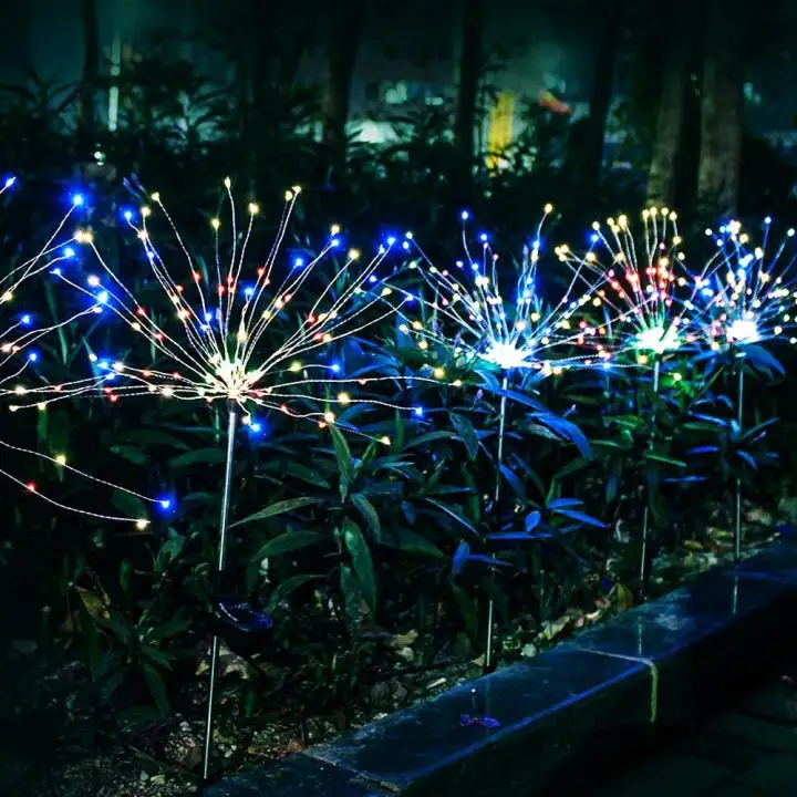 Cod Solar Light Garden Lights Firework 8 Modes String Cod Solar Light Garden Lights Firework