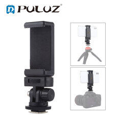 PULUZ 1/4 Inch Rãnh Vít Lạnh Giày Bộ Chuyển Đổi Lắp Ráp Giá Ba Chân Với Kẹp Điện Thoại Clip Cho Apple Sony Samsung Lenovo Huawei Xiaomi Meizu OPPO ONEPLUS Vivo HTC