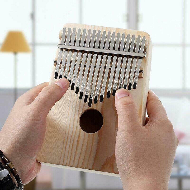 【Tik Tok】17 Keys Kalimba African Solid Mahogany Wood Thumb Piano Finger Percussion Gifts Malaysia