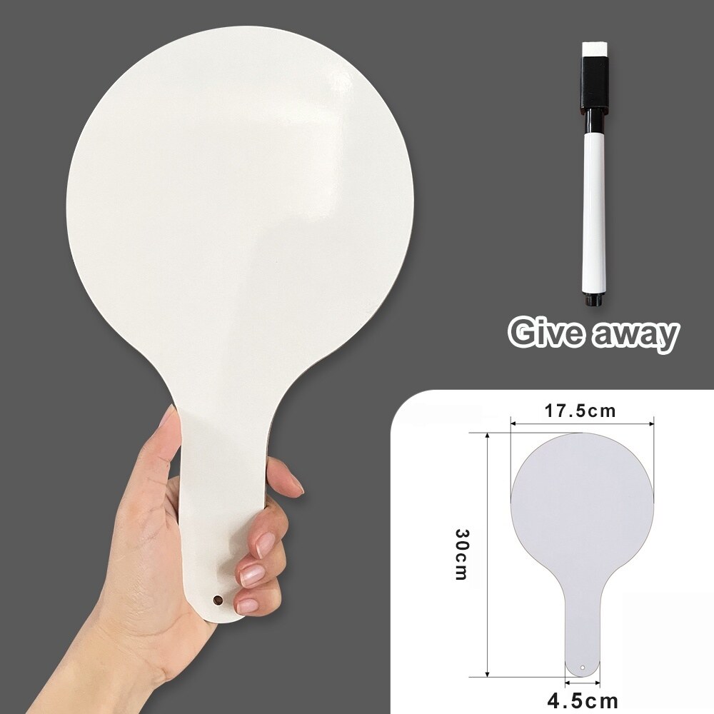 Handheld Dry Erase Board class interaction Quick response whiteboard