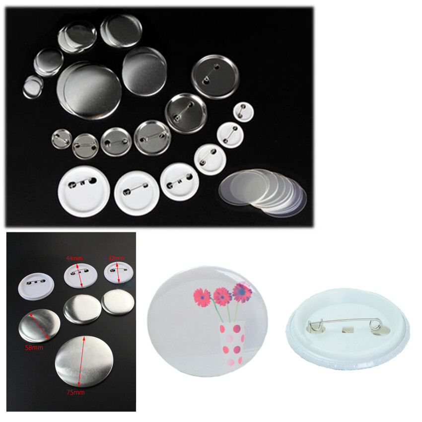 Nút làm cho máy cài đặt miễn phí 58mm DIY nút làm cho máy thiết lập, huy hiệu dập máy với miễn phí 100 cái nút nhựa và máy cắt tròn, hình ảnh và cuốn sách ma thuật