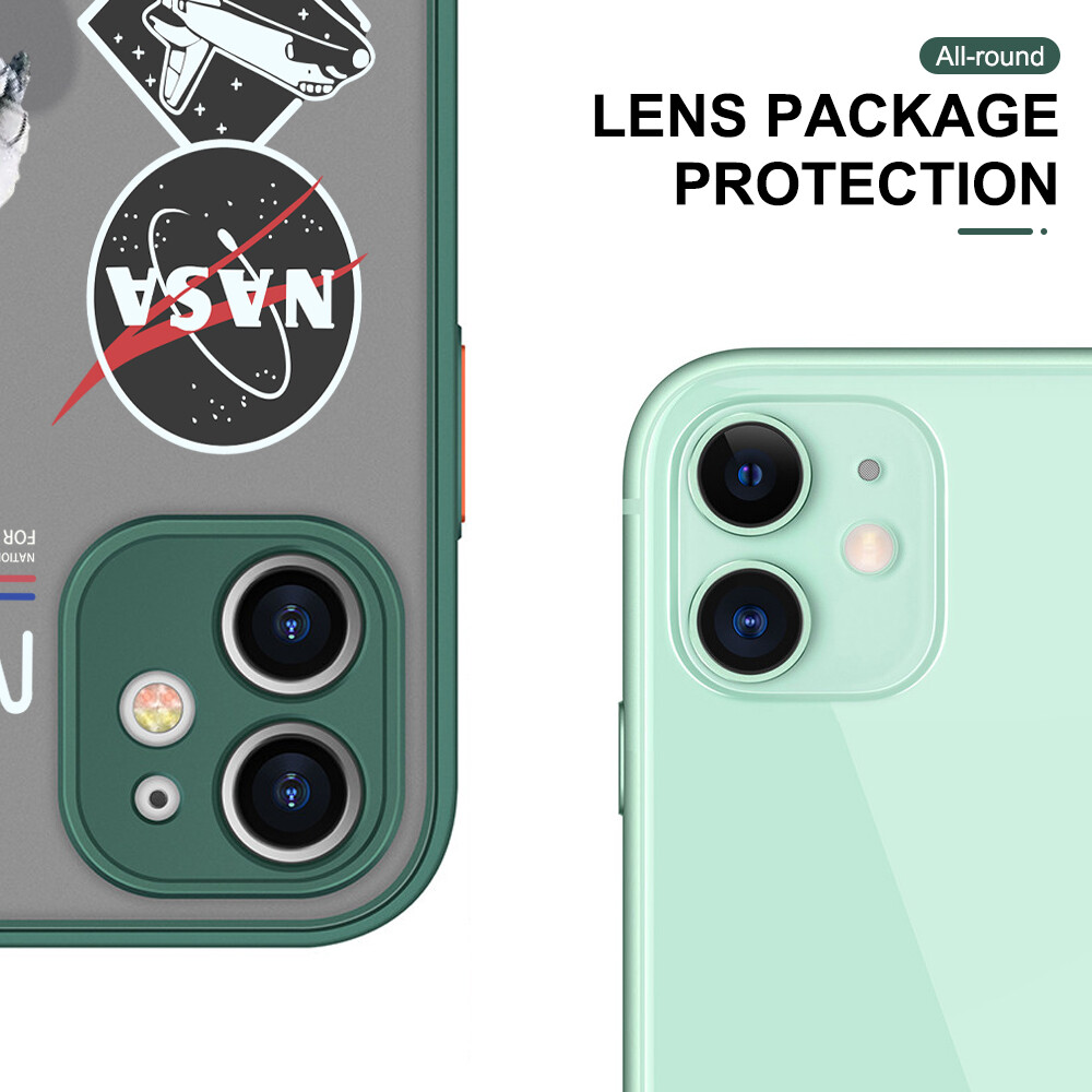 Ốp Hontinga Mới Ốp Lưng Cho Xiaomi Redmi Note 10 Note 10S /Redmi Note 10 Pro Ốp Lưng Điện Thoại Trong Suốt Thiết Kế Họa Tiết Cạnh Bên Của Phi Hành Gia Vũ Trụ Mỹ NASA Vỏ Bọc Bảo Vệ Máy Ảnh Ống Kính Toàn Bộ Cho Nam dành Cho Bé Gái