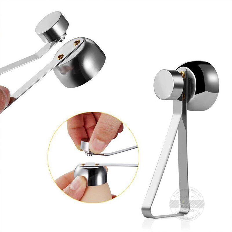 Dụng Cụ Cắt Đầu Trứng KONCO, Công Cụ Mở Vỏ Trứng Bằng Thép Không Gỉ Cho Trứng Luộc Kỹ Mềm, Dụng Cụ Cắt Trứng Dụng Cụ Nhà Bếp