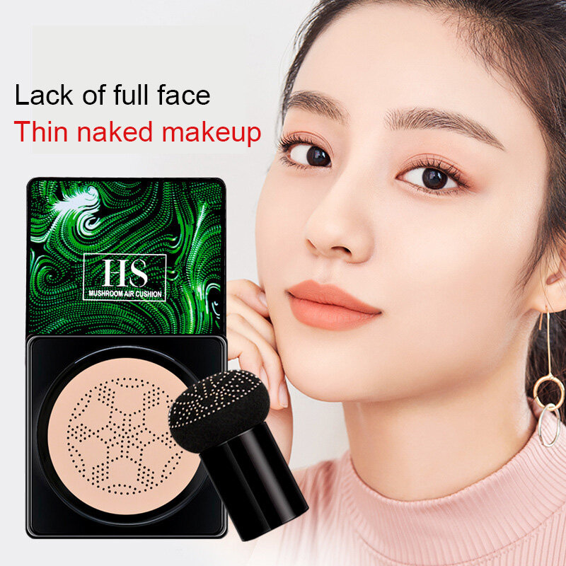 【Ready in stock】HOT SALE! high quality Mushroom Head Air Cushion BB Cream Isolation BB Concealer Oil Control Waterproof Liquid Foundation Cream