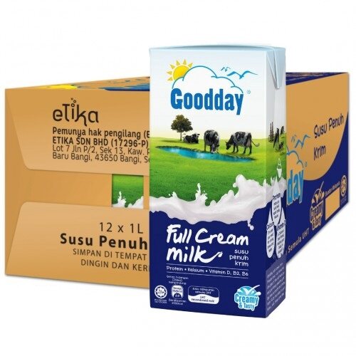 Goodday Full Cream Milk 1Liter 1X12 Box Lazada