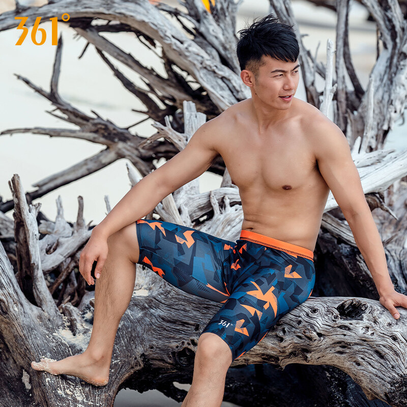 Nơi bán Đồ Bơi 361 Đồ Bơi Góc Phẳng Của Nam Rộng 5 Điểm Chống Bối Rối Nhanh Khô Thiết Bị Bơi Suối Nước Nóng Kích Thước Lớn