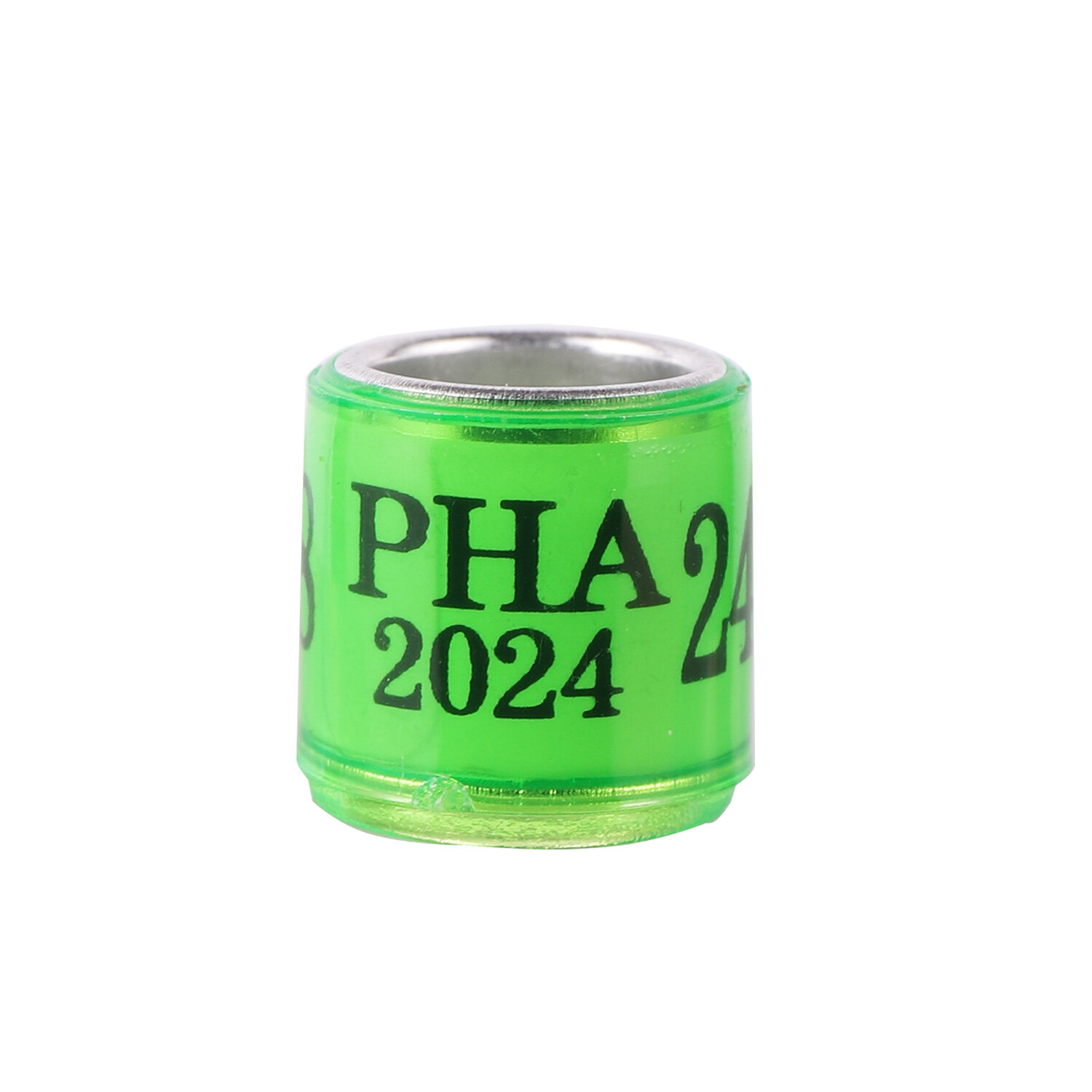 PHA 2024/2023 Pigeon แหวนเท้าด้านในมีเส้นผ่านศูนย์กลาง8มม. อลูมิเนียม