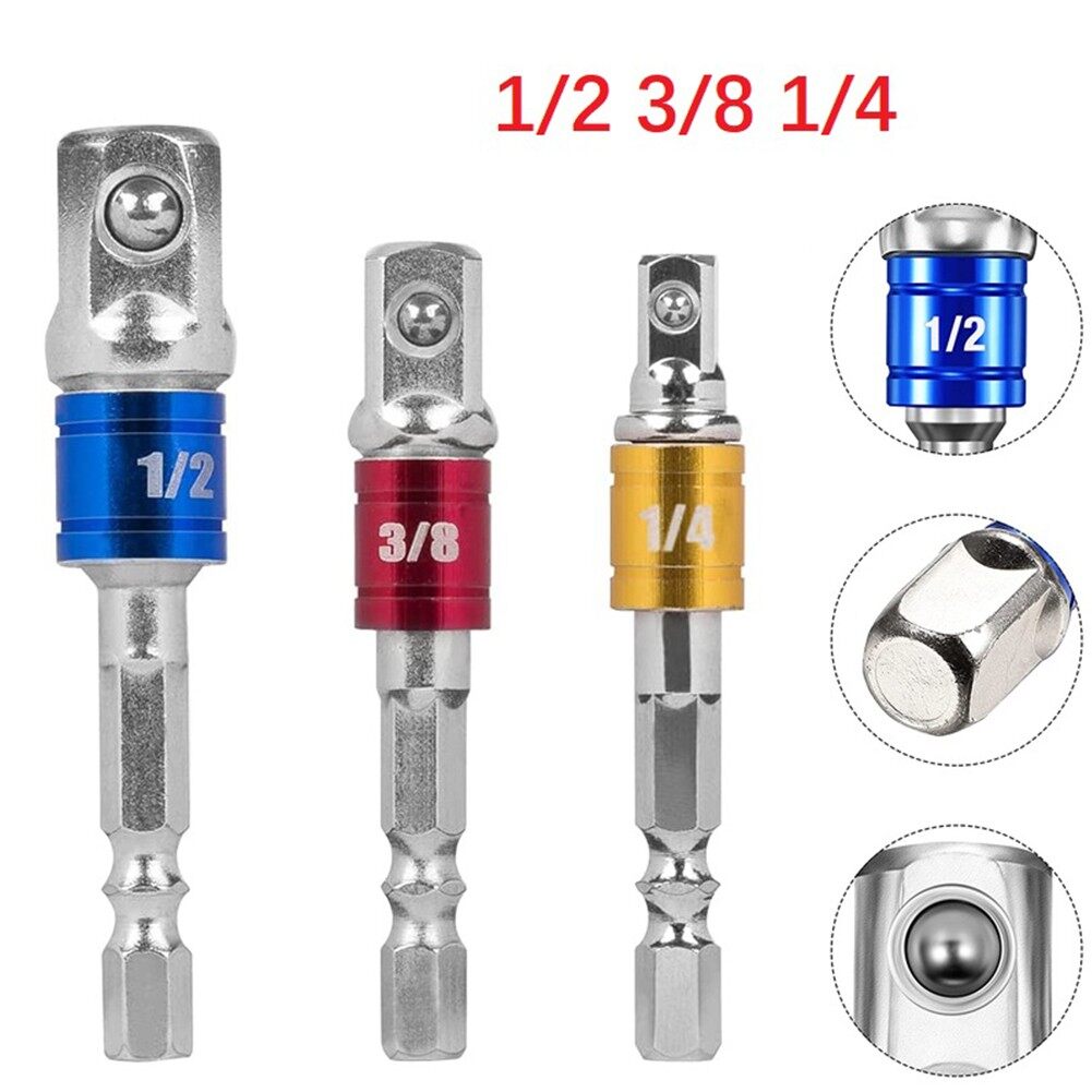 Sockets Socket Adapater Power Tools Chrome Vanadium Steel Impact Wrench