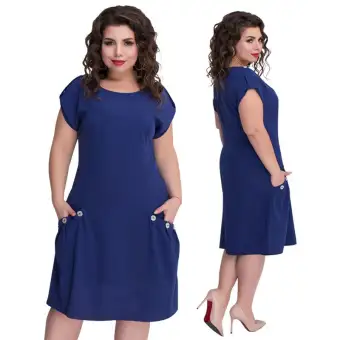 women's plus size casual summer dresses