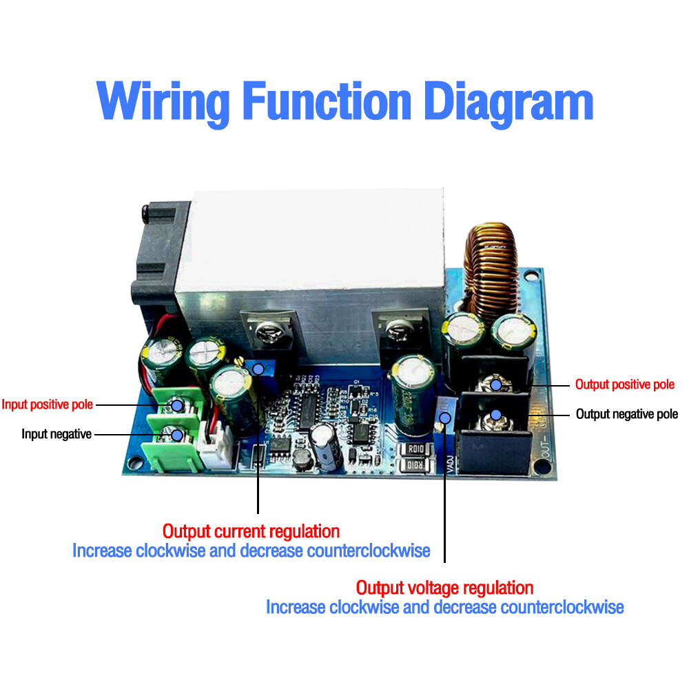 Diymore 400W/500W/600W DC-DC DC stepper deceleration V high-power adjustable stepper power module constant voltage constant voltage DC charger