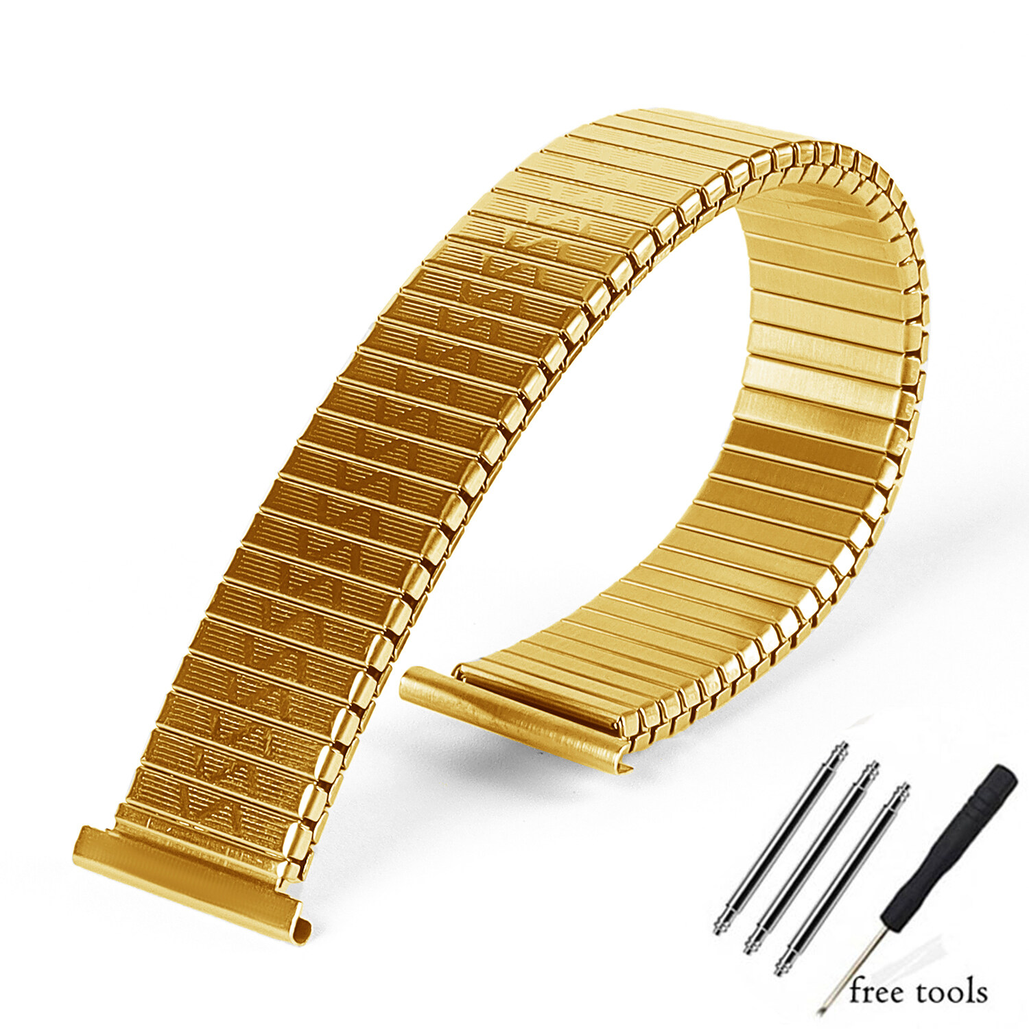 Elastic metal watch online band