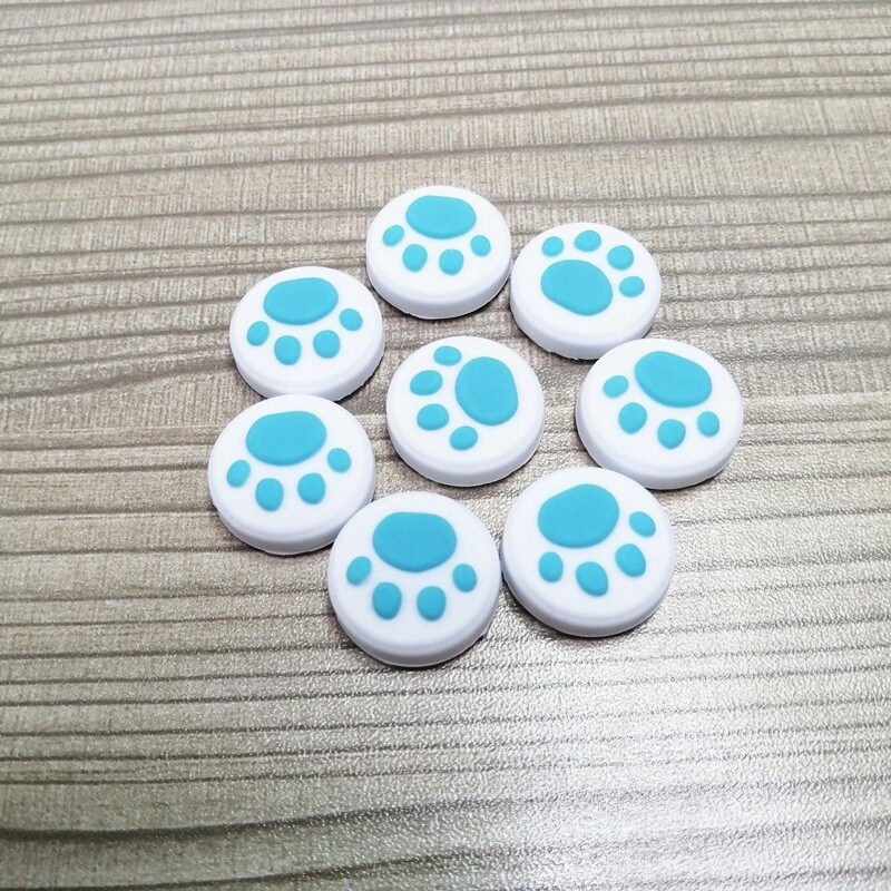 2pcs Cat Claw Design Thumb Grip Caps /Joystick Cap for Nintendo Switch Lite / Soft Silicone Cover /Thumb Grip Cap Cat Paw Claw for Joy-Con Controller ELEGANT