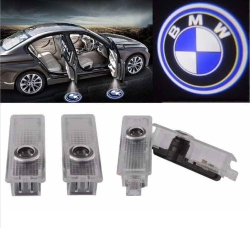 【Cw】 Thích Hợp Cho BMW Đèn LED Đặc Biệt Chào Đón Chuyên Dụng Biểu Tượng Cửa Xe Đèn Chiếu Tia Laser Biến Đổi Ánh Sáng