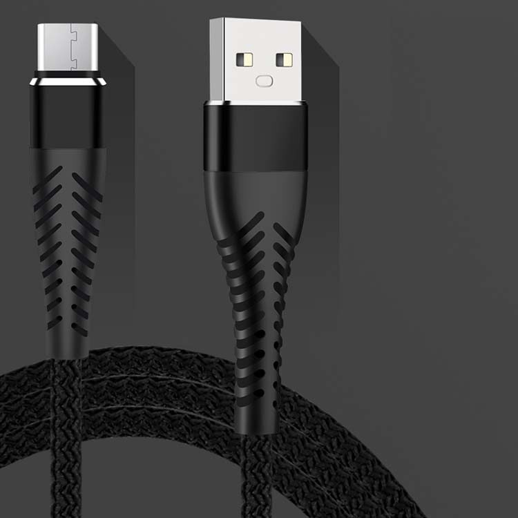 【100CM】Rtuyery 2.4A Fast High Charging Sync Charger Android Cable Micro Usb / Type C / Lightning IOS Nylon Braided USB Fast Charging Cable Usb Cable
