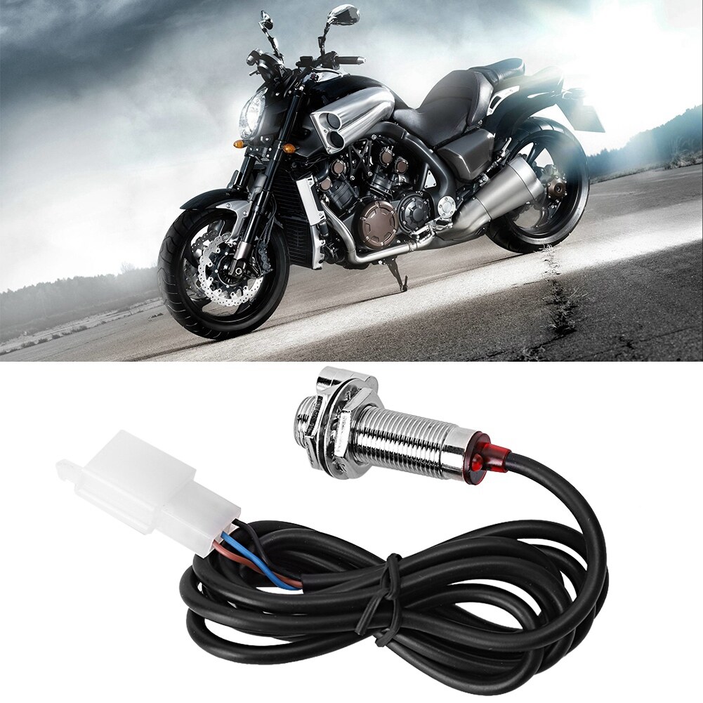 ABS Odometer Sensor Cable with 3 Magnet for Digital Speedometer Motorcycle Tachometer Odometer Sensor Cable