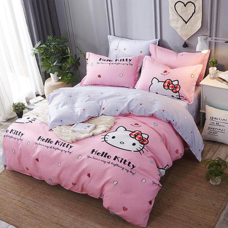 A Featuring Hello Kitty Bedding Set 3 And 4 Pieces Single Queen