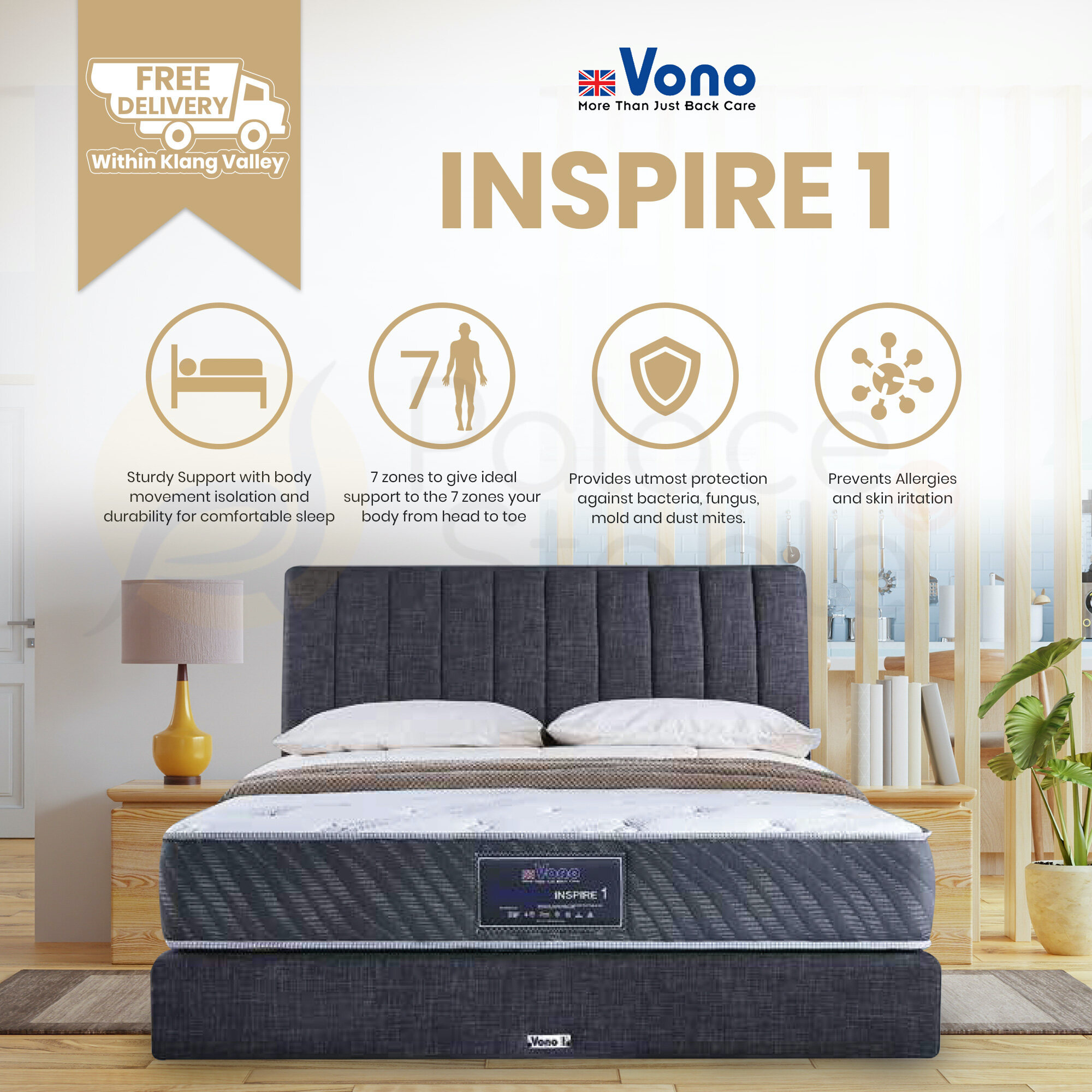 Vono super deals single mattress