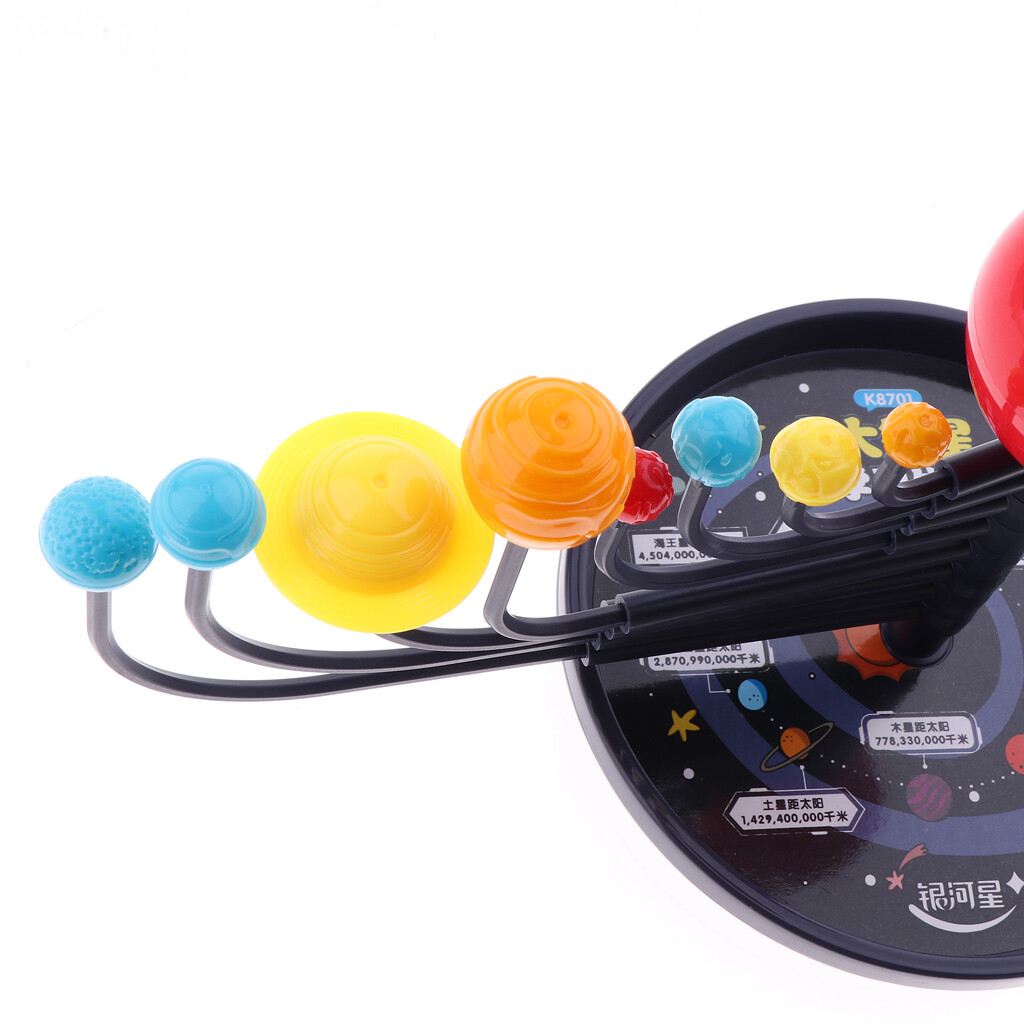 CCArte Hệ Thống Năng Lượng Mặt Trời 3D, Bộ Mô Hình Thiên Thể Trẻ Em DIY Khoa Học Giáo Dục Đồ Chơi