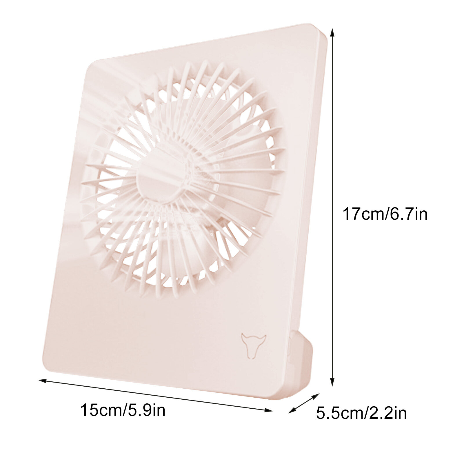 [Fancytoy] Mini Office Desktop Fan USB Rechargeable Summer Convenient Silent Desktop Fan