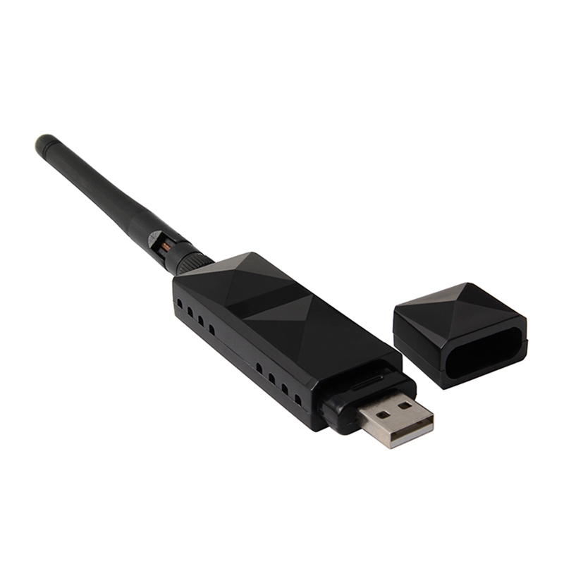 Adattatore WiFi USB AR9271 Con Antenna Removibile 2dBi – ABS, Plug & Play Per TV E PC