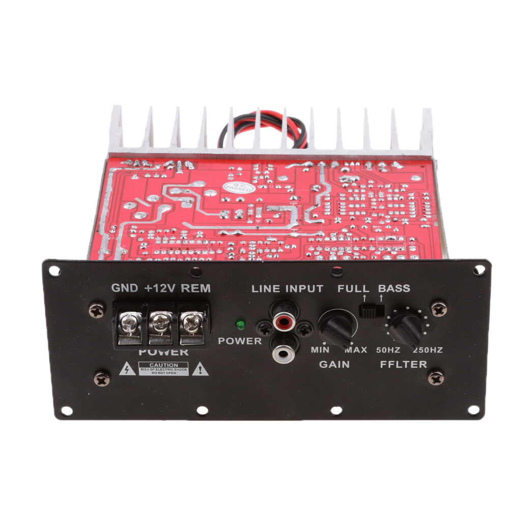 Wdplanet car audio amplifier subwoofer bass 12v 150w module pcb board kit