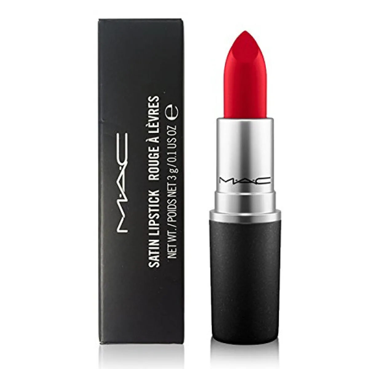 mac red satin