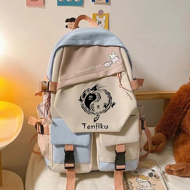 🎒 Tokyo Revengers Tenjiku Tokyo Manji Girls School Bags Large Capacity School Bagpack Tokyo Revengers Anime Laptop Backpack Rugzak