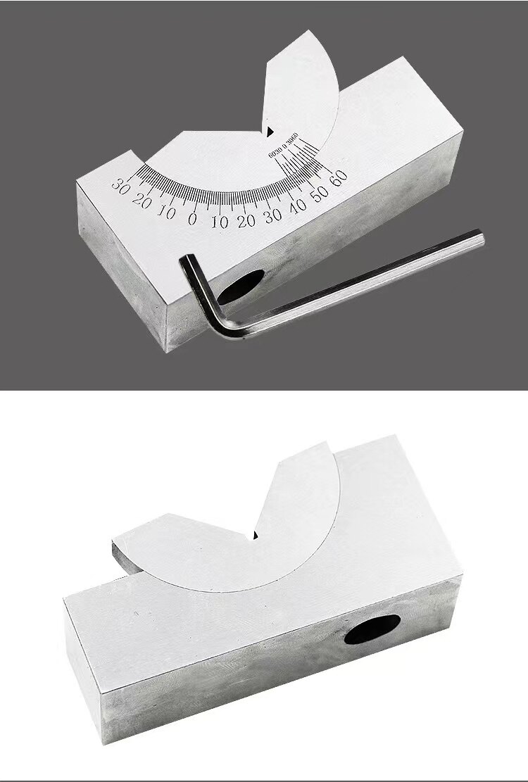 Adjustable angle gauge precision V-shaped pad grinder adjustable angle pad milling machine angle pad iron stainless steel