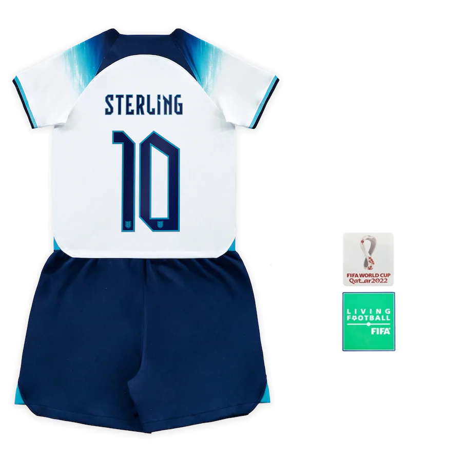 England Jersey Home 2022 World Cup for Kids 213 Years Football Shirt