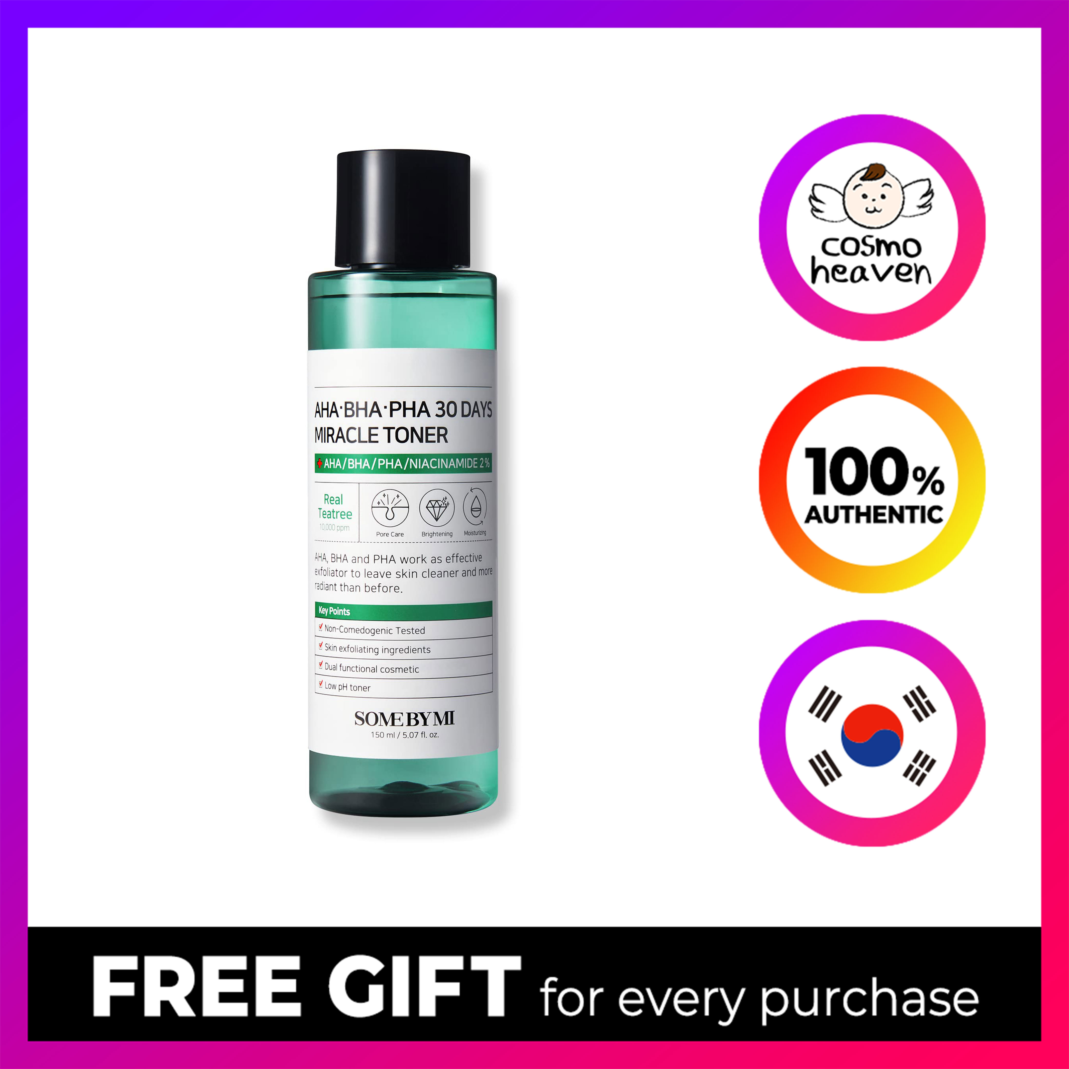 SOME BY MI AHA BHA PHA 30 Days Miracle Toner 150Ml