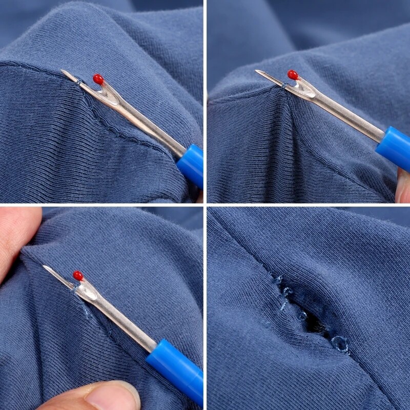 1/4 cái may đường may Ripper Kit Stitch chủ đề unpicker Kéo bấm Remover Công cụ cho tự thêu phụ kiện máy may