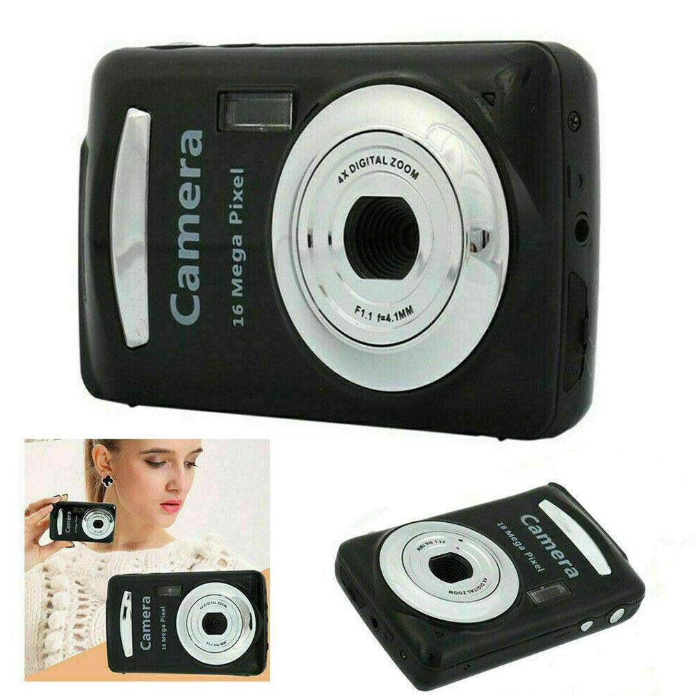2.4 Inch Mini Độ Phân Giải Cao Dễ Sử Dụng Chạy Bằng Pin 16 Megapixel, Máy Ảnh Kỹ Thuật Số TFT LCD Du Lịch Cầm Tay Màu Đen Bền Tiện Dụng Siêu Nhẹ Tiện Dụng