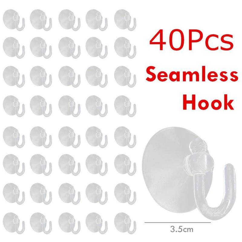 Hotilystore Suction Cup With Hook 40 Pieces Holder for Fairy Lights Light net Lights Holder