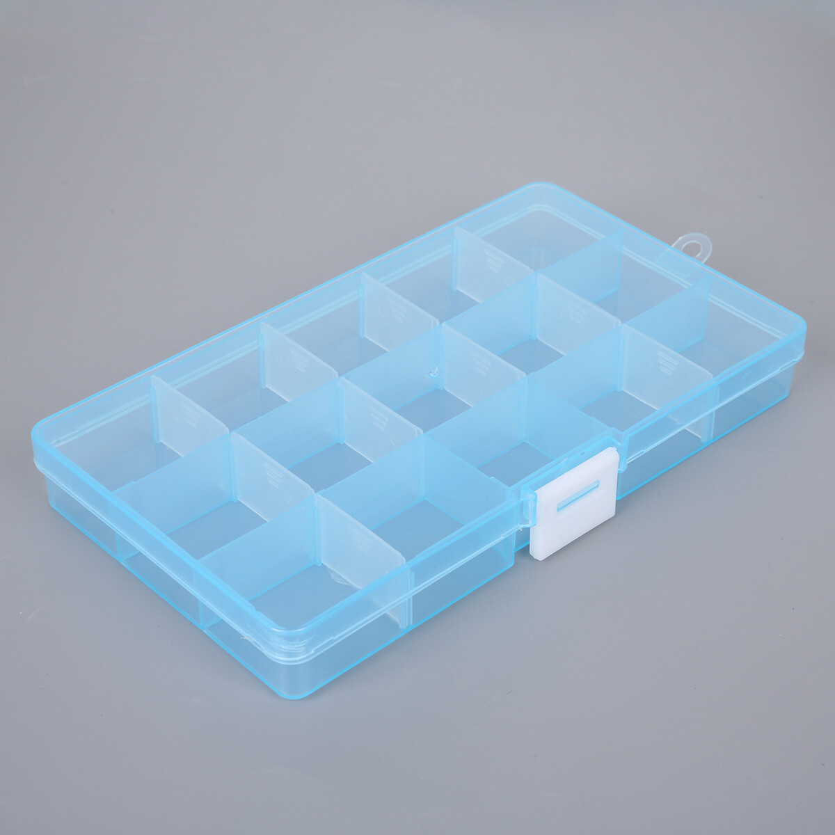 Plastic Storage Box 15 Slots Adjustable Packaging Transparent Tool Case Craft Organizer Box Jewelry Accessoriesr For Beads Earring Storage