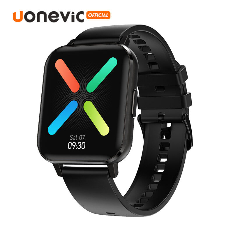 Đồng hồ thông minh Uonevic DTX cho nam mặt 1.78 inch cảm ứng toàn bộ độ phân giải 320*385P có khả năng chống nước IP68 hỗ trợ hệ điều hành Android/IOS