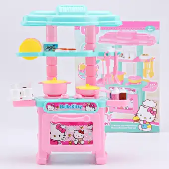 Hello Kitty Kitchen Cooking Toy Play Set For Children Toys For