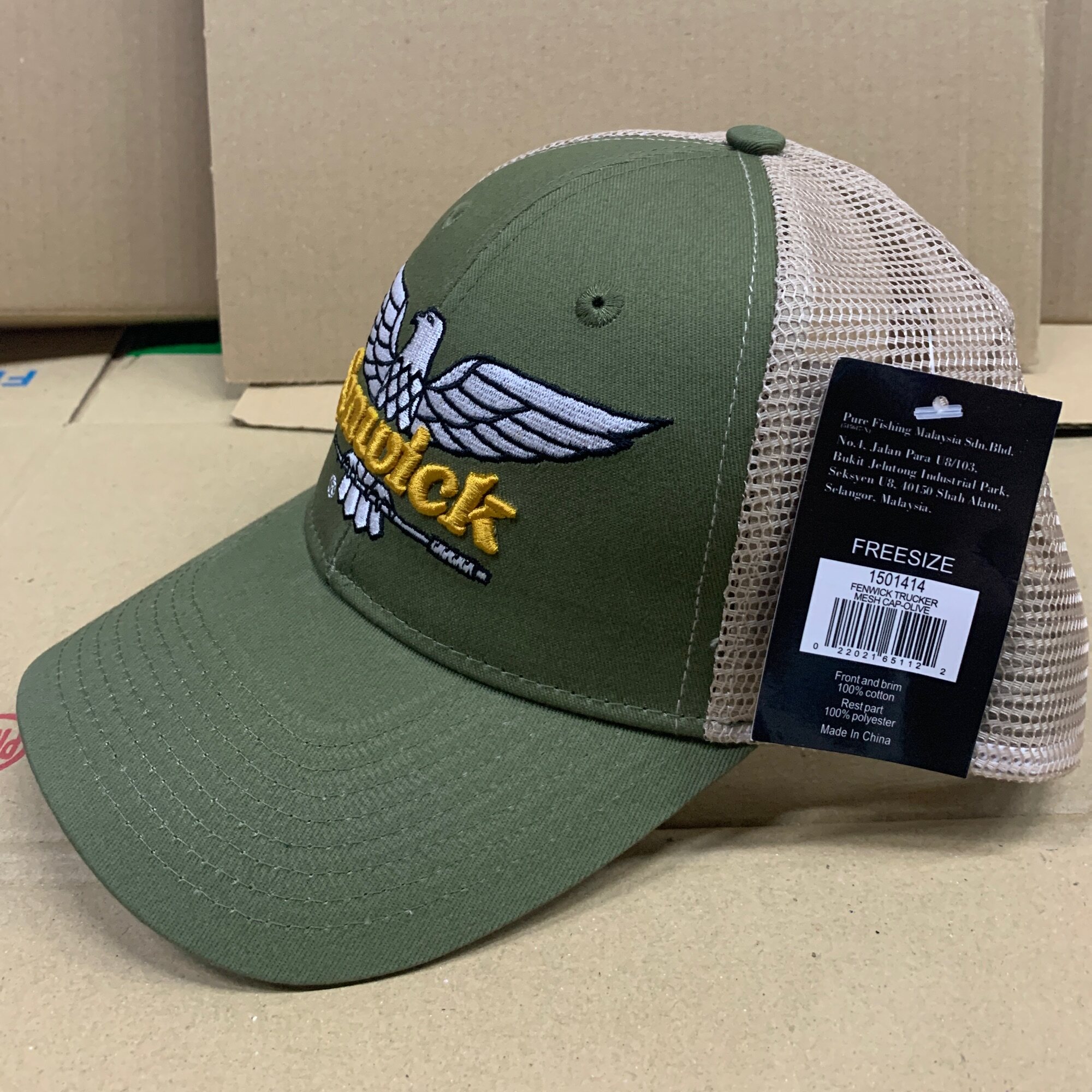fenwick fishing hat