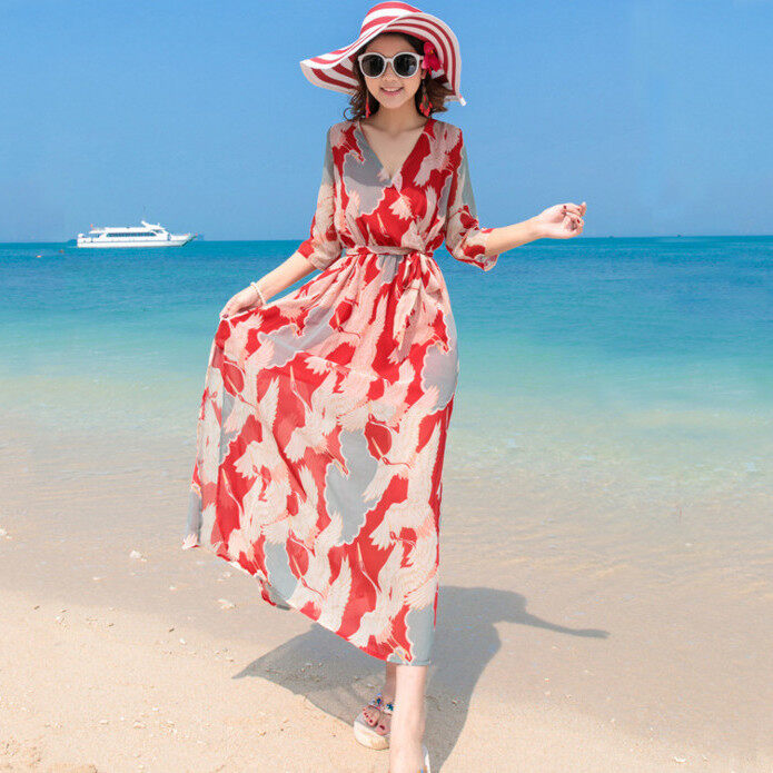 Beli Baju Dress Tepi Pantai Pada Harga Terendah Lazada Com My