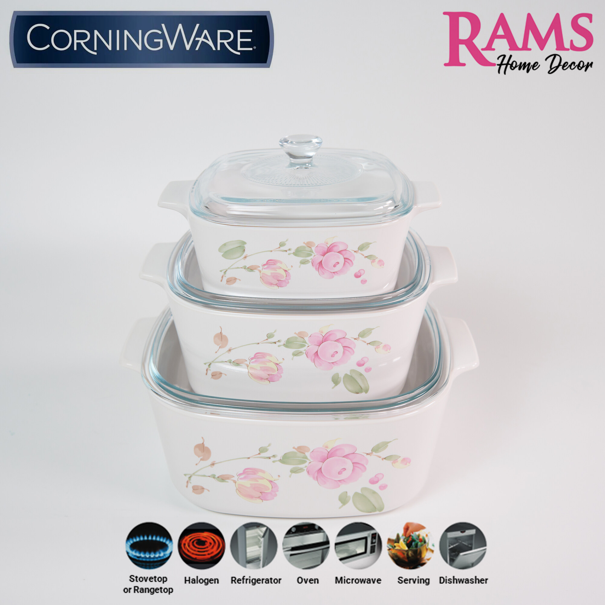 Snoopy Corningware Square Casserole CorningWare In Home - Main Image