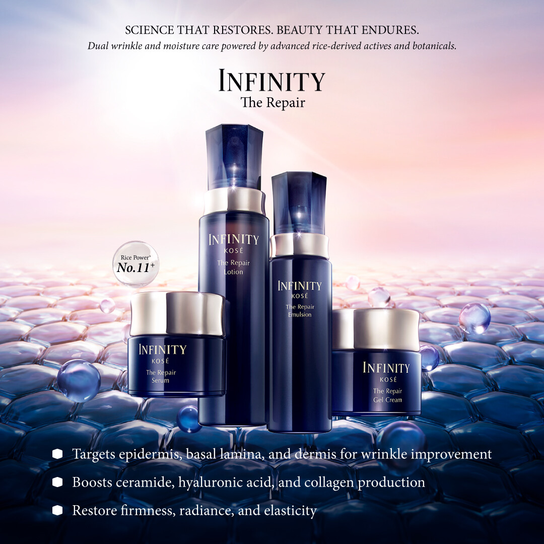 Kose Infinity The Repair Trial Kit Oil Control Moisturizing Set