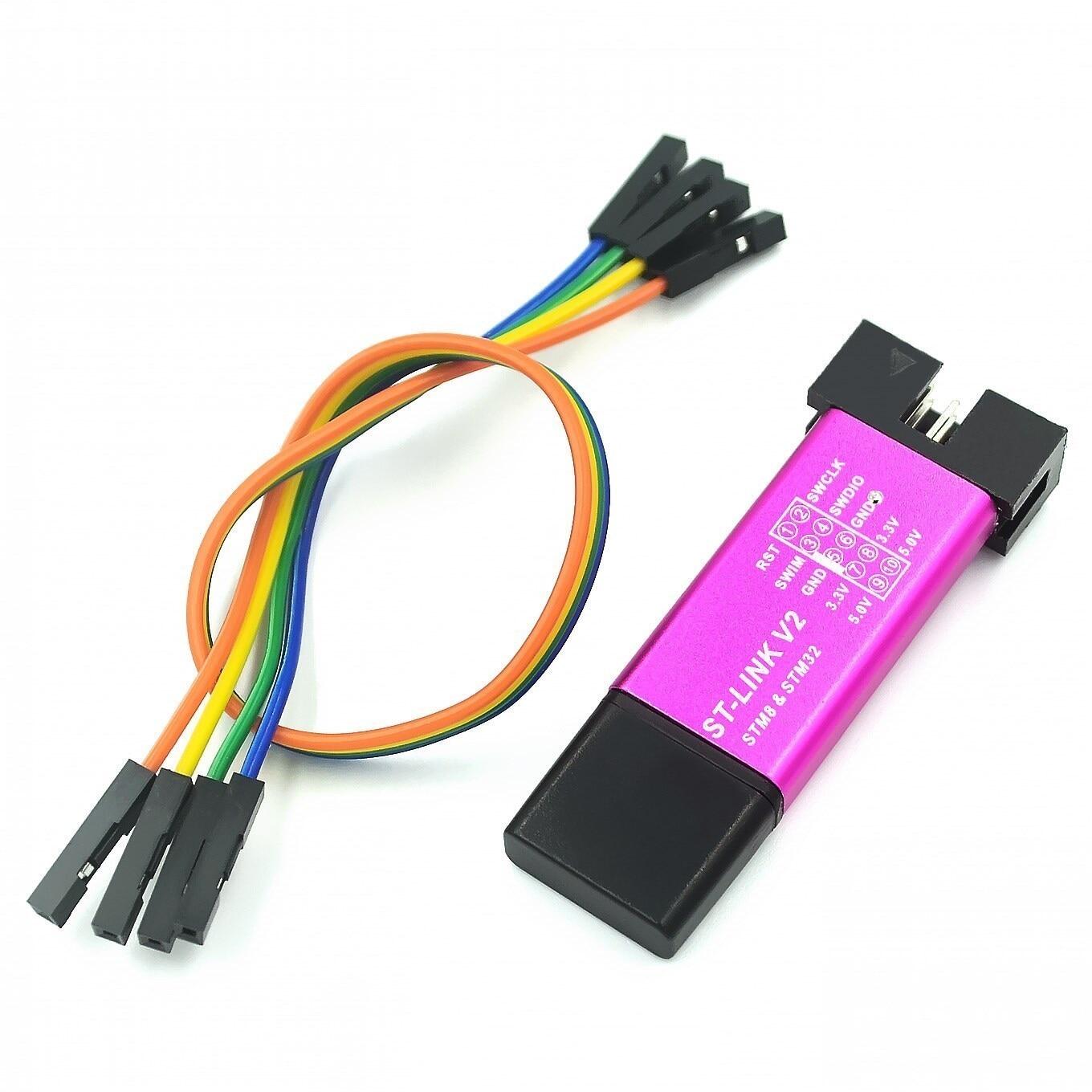Stm32f103c8t6 stm32f401 stm32f411 ST-LINK V2 STLink Mini stm8stm32 STLink giả lập lập trình tải xuống có bìa