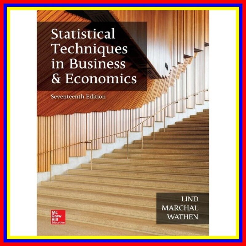 Statistical Techniques In Business And Economics Malaysia
