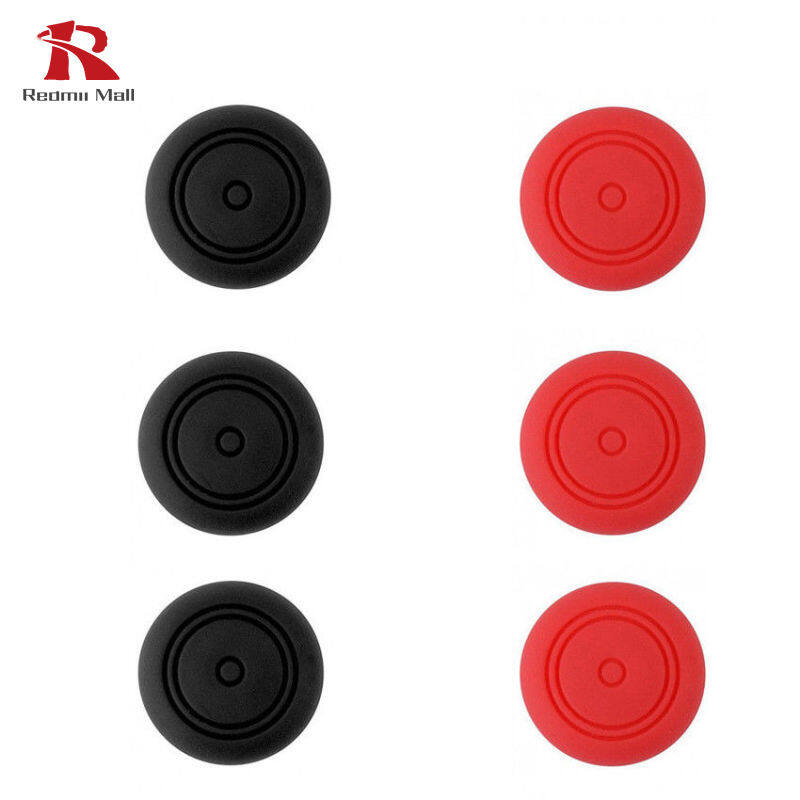 6 Pcs Silicone Thumbstick Thumb Stick Grip Caps Cover for Nintend Switch Joy-Con Controller