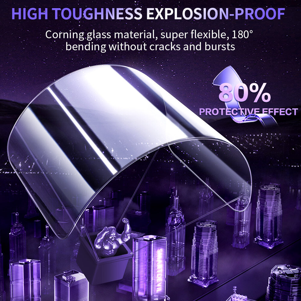 SmartDevil Corning Gorilla Glass Screen Protector for iPhone 15 Pro max iPhone 14 Pro max 14 Promax 14 Plus iPhone 13 Pro max iPhone 16 Pro Max iPhone 12 Pro max iPhone 15 Plus 16e Full Screen Coverage HD Dust-proof Tempered Glass Film Anti-fingerprint