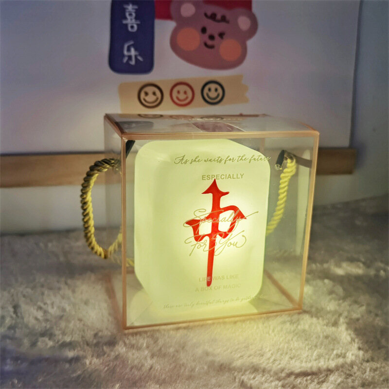 Daisin INS Wind Mahjong Small Night Lamp Desktop Decoration Small Table Lamp Creative Small Gift Glow Toy