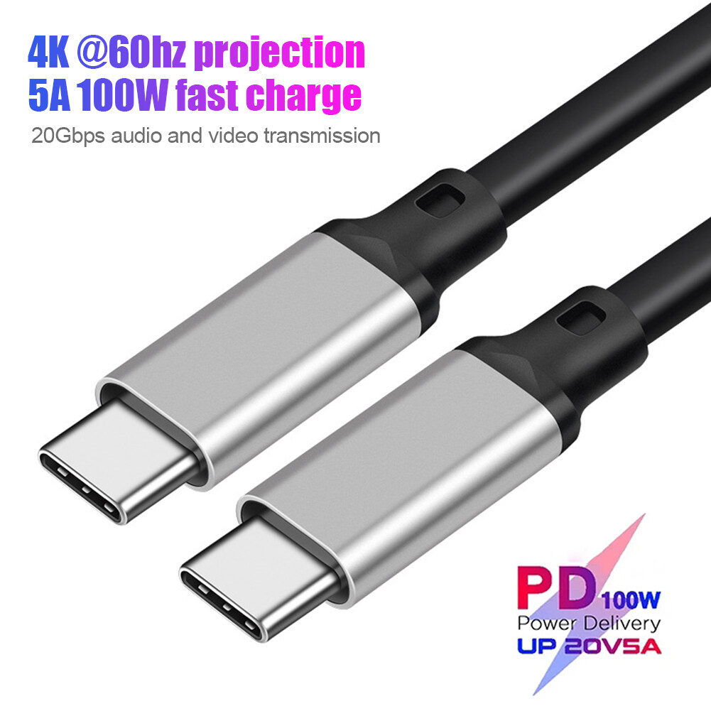 USB C to USB C 3.2 Gen 2 Cable Video Cable Type C PD 100W 5A Fast