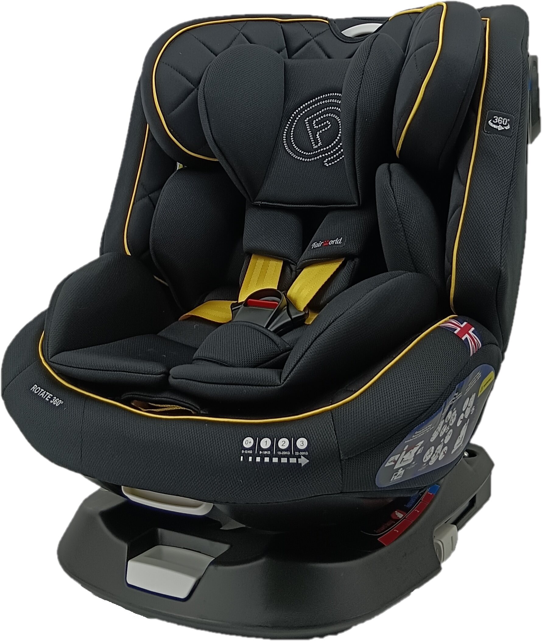 FAIRWORLD MAX 360 Rotating Car Seat With Isofix BC 619 Lazada