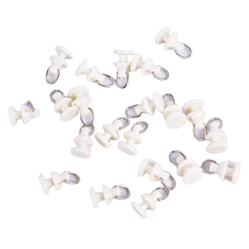 [Dale Dephne] 20pcs Curtain Track Glider Rail Curtain Hook Rollers Curtain Tracks Accessories