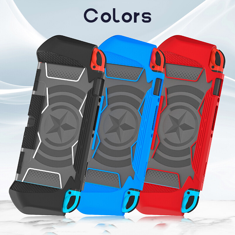 DISOUR Ốp Bảo Vệ OLED Cho Nintendo Switch Mới Cho Nintendo Switch Ốp OLED Ốp Bảo Vệ Chơi Game PC TPU Công Tắc OLED Phụ Kiện Công Tắc OLED