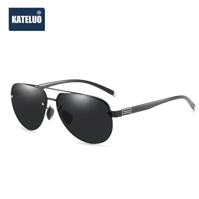 KATELUO 2020 Photochromic Day การมองเห็นได้ในเวลากลางคืน Anti-Glare แว่นตาสำหรับขับรถคลาสสิกแว่นกันแดดโพลาไรซ์ผู้ชาย1902